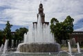 Milan Sforza Castle Fountain Royalty Free Stock Photo