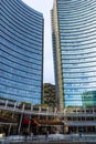 Milan skyline with modern skyscrapers, Italy