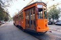 Milan Tram Royalty Free Stock Photo