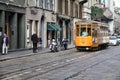 Milan tram Royalty Free Stock Photo