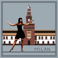 Milan vector (illustration)