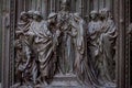 Milan's Cathedral doors Royalty Free Stock Photo