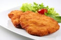 Milanesa - Breaded and fried thin-cut beef or chicken, Generative AI