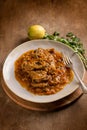 milanese braised veal, italian recipe