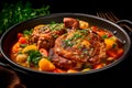 Milanese Delight: Ossobuco alla Milanese, Braised Veal Shanks with White Wine and Gremolata