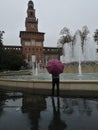 Milano Castello Rainy Day