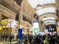 Milano Centrale railway station waiting area Royalty Free Stock Photo