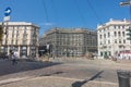 Milano city centre street view Royalty Free Stock Photo