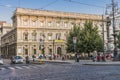 Milano city centre street view Royalty Free Stock Photo