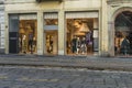 Milano city centre street view Royalty Free Stock Photo