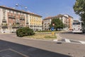 Milano city centre street view Royalty Free Stock Photo