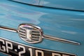 fiat 500 Giardiniera retro front logo brand and text sign