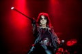 Alice Cooper , during the concert Royalty Free Stock Photo