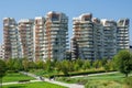 Milano, Italy. City life. Libeskind Residences. Luxurious apartments. Modern architecture Royalty Free Stock Photo