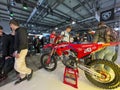 Milano, Italy - 2023 11 23: Eicma Milano Bike Expo Tim Gajser Crf Honda MXGP Royalty Free Stock Photo