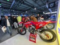 Milano, Italy - 2023 11 23: Eicma Milano Bike Expo Tim Gajser Crf Honda MXGP Royalty Free Stock Photo