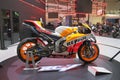 Milano, Italy - 2021 11 27: Eicma Milano Bike Expo Honda Hrc MotoGp Marc Marquez, High Quality photo Royalty Free Stock Photo