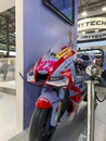 Milano, Italy - 2021 11 27: Eicma Milano Bike Expo MotoGp Enea Bastianini Team Gresimi Ducati