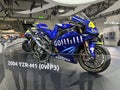 Milano, Italy - 2021 11 27: Eicma Milano Bike Expo Yamaha MotoGp Valentino Rossi 46 M1