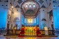 MILANO, ITALY, JANUARY 2, 2018:  Interior of the monastery of Santa Maria delle Grazie in Milan, Italy Royalty Free Stock Photo