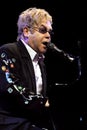 Elton John during the concert Royalty Free Stock Photo