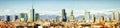 Milano (Italy), skyline panoramic collage Royalty Free Stock Photo