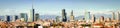 Milano (Italy), skyline panoramic collage (High res) Royalty Free Stock Photo