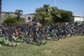 Bikes near the beach