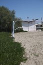 View of a beachvolley playground