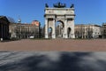 Milano,milan arco della pace Royalty Free Stock Photo