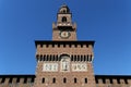 Milano,milan castello sforzesco torre del filarete