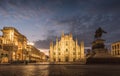 Milano piazza duomo cathedral