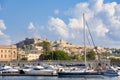 View of Milazzo town from the sea