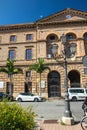 MILAZZO, SICILY, Italy. View at city hall Milazzo. The project of the palace was designed by the architect of Messina Salvatore