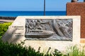 MILAZZO, SIZILY, Italy - 03 October 2023. Memorial to Luigi Rizzo, an Italian naval officer from Milazzo who sank ships as a