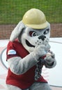 MiLB Mahoning Valley Scrappers Mascot Scrappy Royalty Free Stock Photo