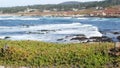 17-mile drive, Monterey, California. Suburban real estate, houses by ocean coast Royalty Free Stock Photo