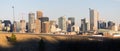 Mile High City Denver Colorado Downtown Skyline Royalty Free Stock Photo