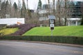 Speed sign with a radar