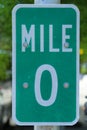 Mile Zero Sign in Key West, Florida, USA.