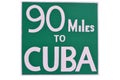 Mileage sign found in Key West Florida