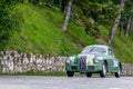 1000 Miles 2019, Brescia - Italy. May 15, 2019: The historic Mille Miglia car race. Start of the race in Brescia. A beautiful