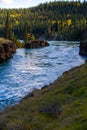 Miles Canyon, Yukon River, Whitehorse, Yukon Territories, Canada Royalty Free Stock Photo