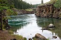 Miles Canyon, Yukon River, Whitehorse, Yukon Territories, Canada Royalty Free Stock Photo