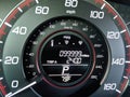 99,999 Miles on Odometer Royalty Free Stock Photo