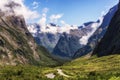 Milford road along cleddau valley Royalty Free Stock Photo