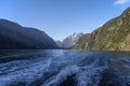 Milford Sound Cruise, South Island, New Zealand Royalty Free Stock Photo