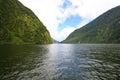 Milford Sound - fiord in the south west of New Zealand`s South Island within Fiordland National Park, Marine Reserve, and the Te W