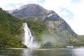 Milford Sound - fiord in the south west of New Zealand`s South Island within Fiordland National Park, Marine Reserve, and the Te W