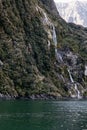 Milford Sound in Fiordland National Park in south island,New Zealand Royalty Free Stock Photo